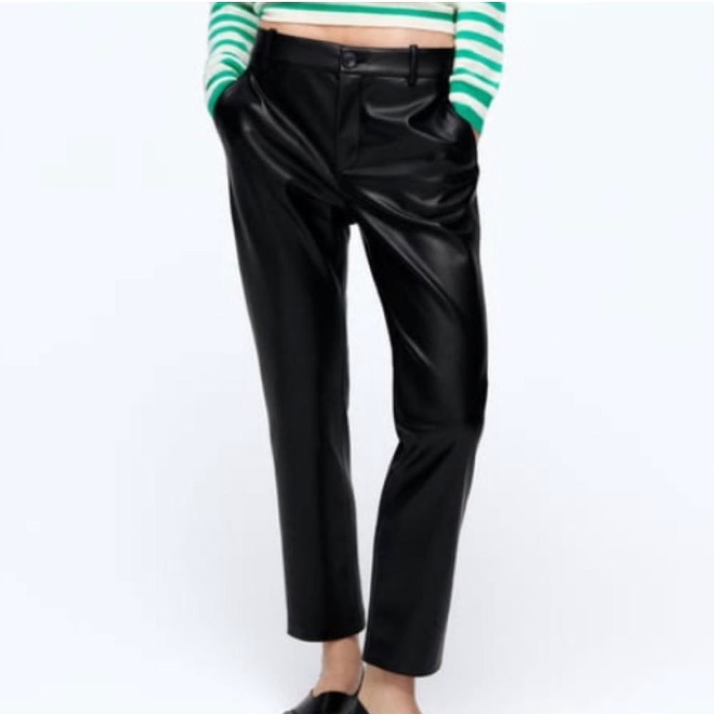 Zara leather pants NWOT
